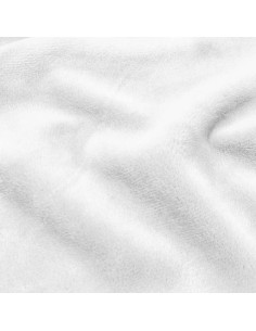 Smooth minky fabric - White