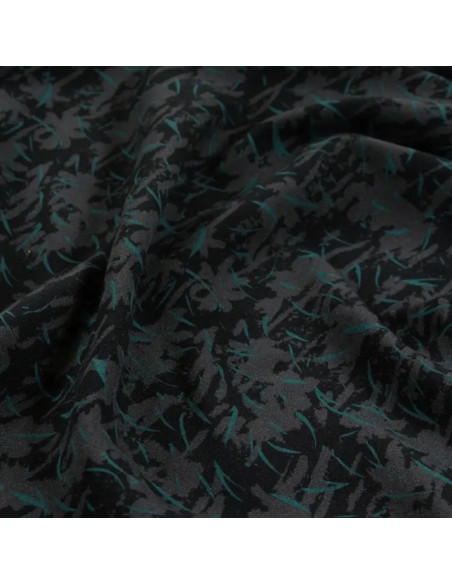 Chalk Dark Viscose Fabric - Églantine & Zoé