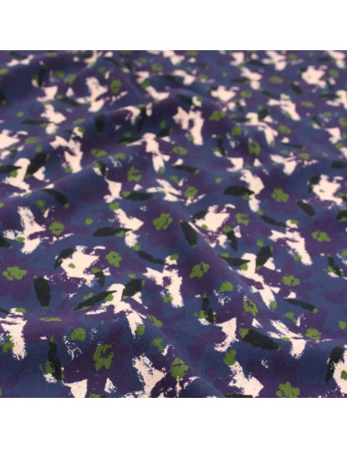Atlantic Blue Edel Viscose Fabric - Églantine & Zoé