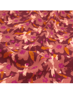 Edel Terracotta Viscose Fabric - Églantine & Zoé