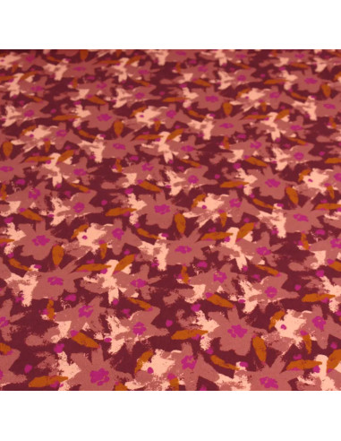Edel Terracotta Viscose Fabric - Églantine & Zoé