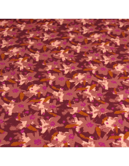 Edel Terracotta Viscose Fabric - Églantine & Zoé
