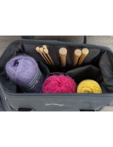 Durable knitting and crochet backpack