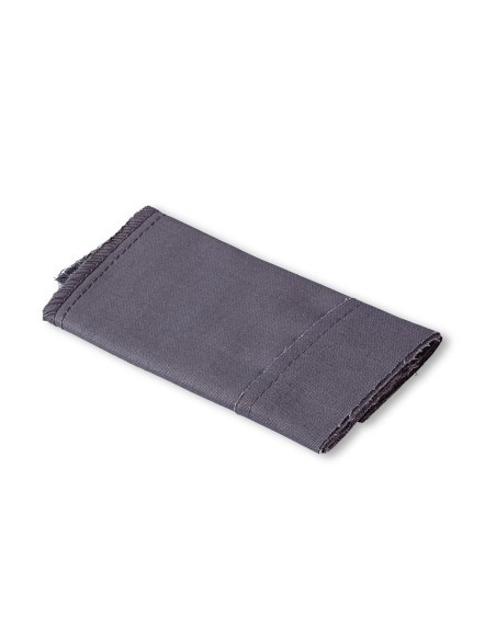 Set of 2 gray iron-on half pant pockets