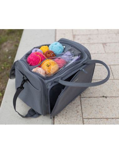 Durable knitting and crochet storage bag