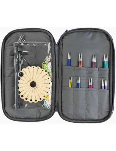 Durable storage case for needles and hooks