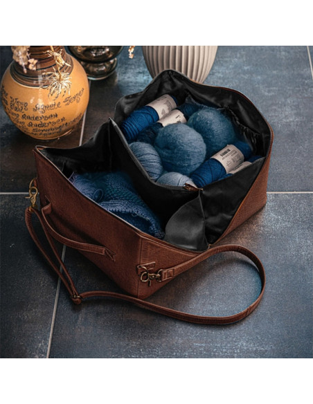 Muud Cleo XL Shoulder Bag - Rich Brown
