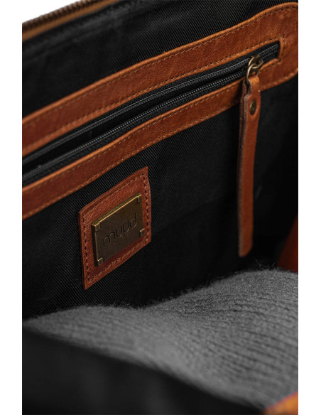 Muud Cleo XL Shoulder Bag - Rich Brown
