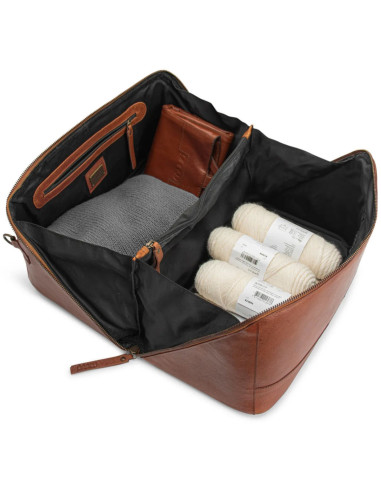 Muud Cleo XL Shoulder Bag - Rich Brown