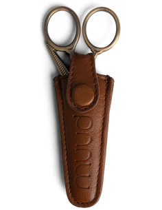 Muud Espoo Leather Protective Case for Embroidery Scissors - Rich Brown 2
