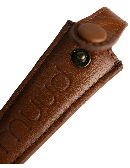 Muud Espoo Leather Protective Case for Embroidery Scissors - Rich Brown