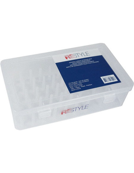 Storage box for 42 Restyle sewing thread spools