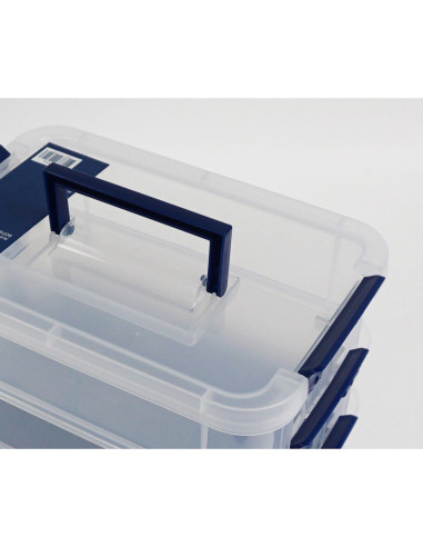 Restyle stackable 4-tier storage box