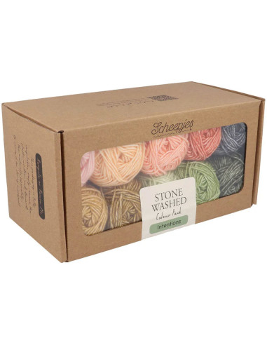 Box of 10 Scheejes Stone Washed Colour Pack balls - Intentions
