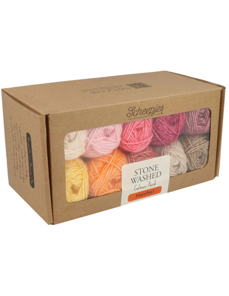 Box of 10 Scheejes Stone Washed Colour Pack balls - Manifest