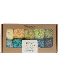 Box of 10 Scheejes Stone Washed Colour Pack balls - Grounding