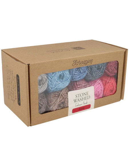 Box of 10 Scheejes Stone Washed Colour Pack balls - Aura
