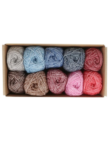 Box of 10 Scheejes Stone Washed Colour Pack balls - Aura