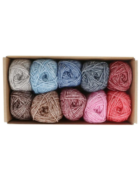 Box of 10 Scheejes Stone Washed Colour Pack balls - Aura