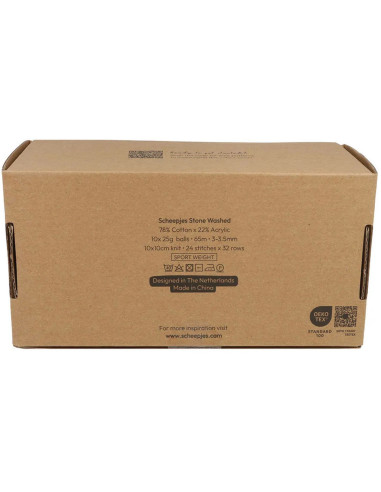 Box of 10 Scheejes Stone Washed Colour Pack balls - Aura