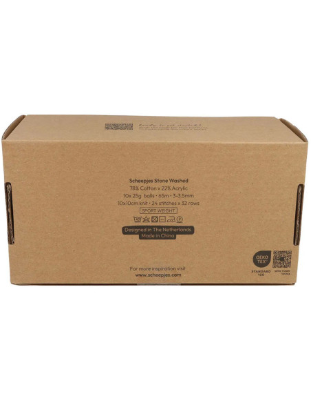 Box of 10 Scheejes Stone Washed Colour Pack balls - Aura