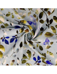 Viscose fabric - Kelston blue