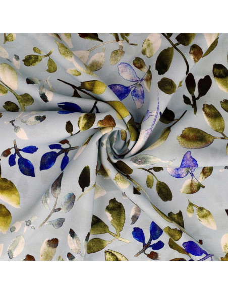 Viscose fabric - Kelston blue
