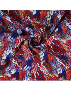 Viscose fabric - Bergamo red