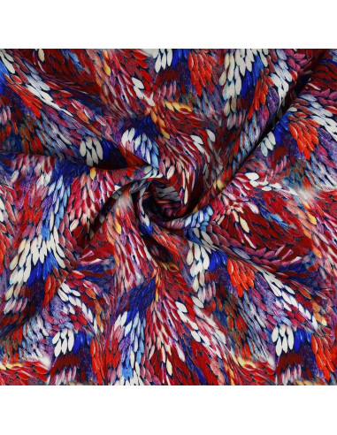 Viscose fabric - Bergamo red