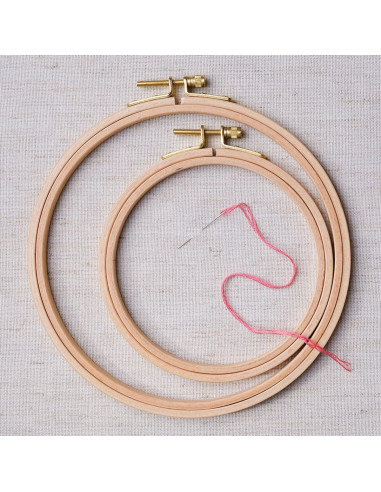 Wooden embroidery hoop