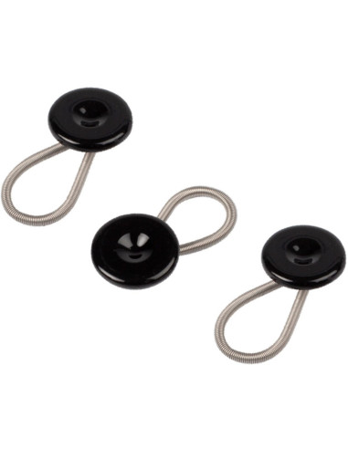 Set of 3 extension buttons - Black