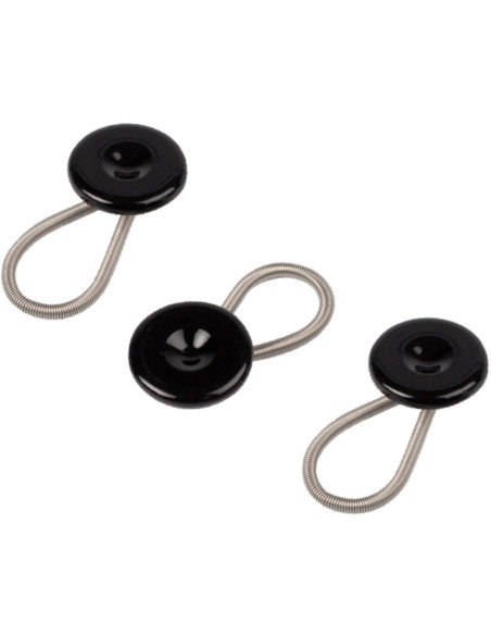 Set of 3 extension buttons - Black