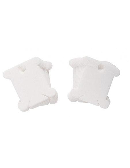 Set of 28 plastic cards for DMC embroidery threads