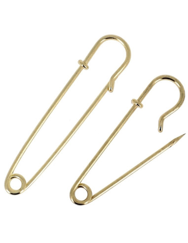 Card of 2 gold kilt pins Bohin