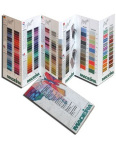 Madeira rayon color card
