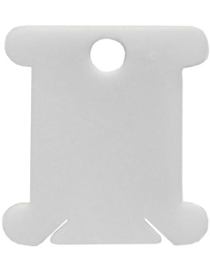Set of 100 plastic cards for embroidery threads Restyle