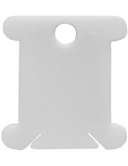 Set of 100 plastic cards for embroidery threads Restyle