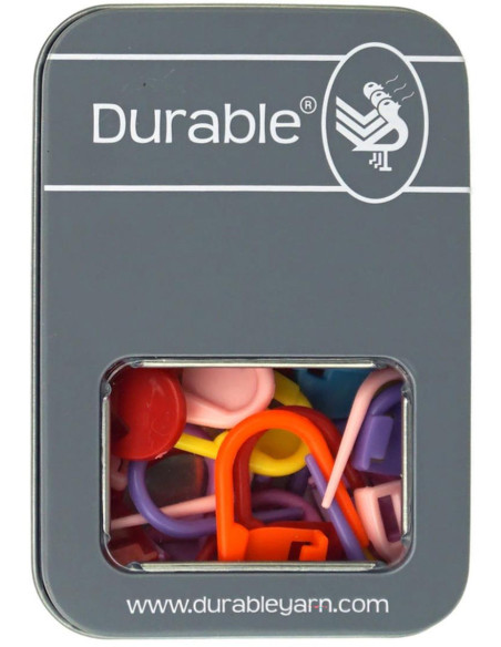 Box of 32 lockable mesh markers 30 mm Durable