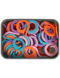 Box of 50 open stitch marker rings 24 mm Durable 2