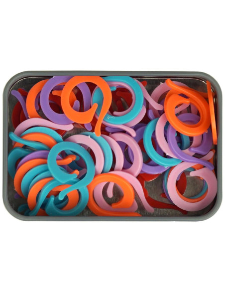 Box of 50 open stitch marker rings 24 mm Durable