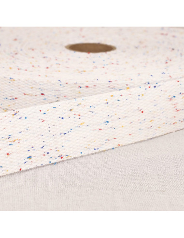 Speckled strap - White