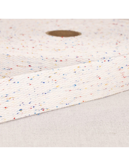 Speckled strap - White
