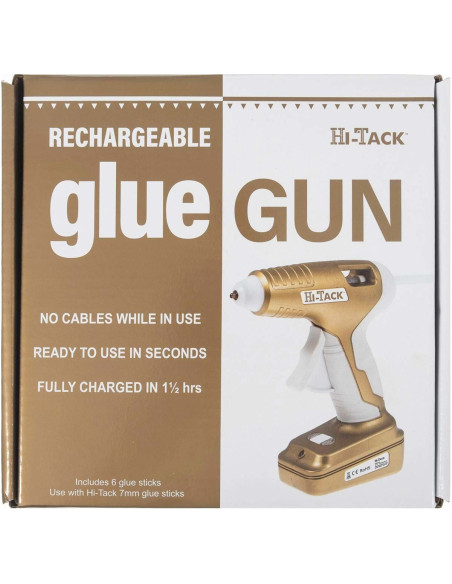 Hi-Tack rechargeable glue gun