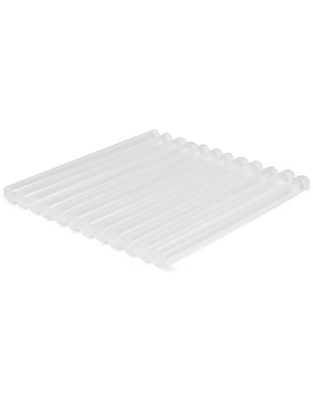 Set of 12 transparent glue sticks for Hi-Tack glue gun