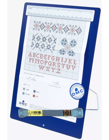 Magnetic board with retractable stand 18 x 26 cm DMC