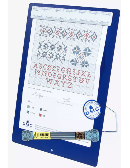 Magnetic board with retractable stand 18 x 26 cm DMC