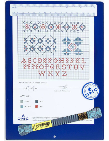 Magnetic board with retractable stand 18 x 26 cm DMC