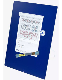 Magnetic board with retractable stand 28 x 38 cm DMC