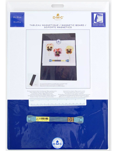 Magnetic board with retractable stand 28 x 38 cm DMC
