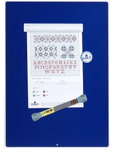 Magnetic board with retractable stand 28 x 38 cm DMC